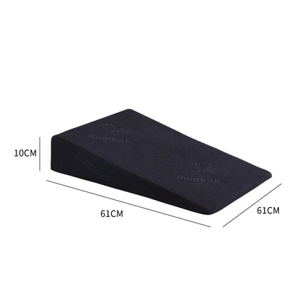 2x Cool Gel Memory Foam Bed Wedge Pillow-1954802412501995522
