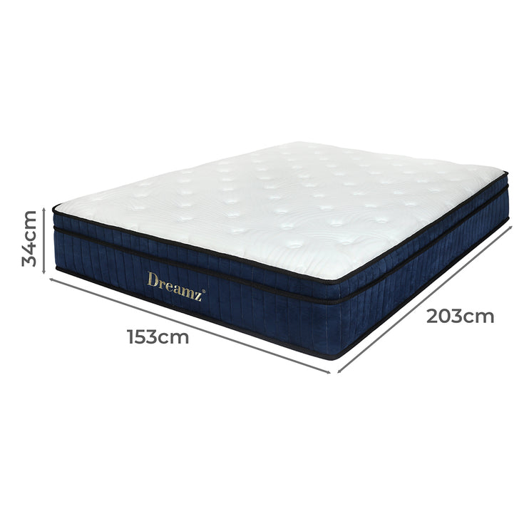Dreamz 7 Zone Pocket Spring Mattress Medium Firm Queen-2006733416082575362