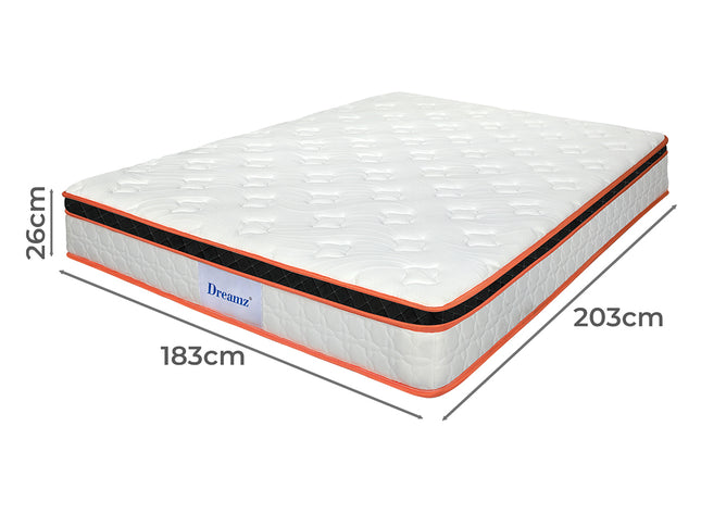 Dreamz 7 Zone Pocket Spring Mattress Medium Firm King-2006733416611057666