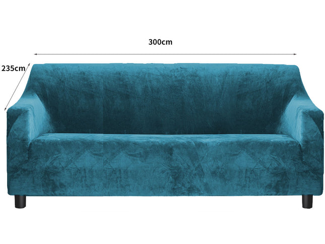 Marlow Sofa Covers 4 Seater High Stretch Green Agate Green-1973193798926340098