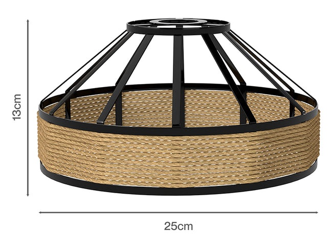 Emitto Ceiling Pendant Light Shade Vintage Lamp Shade Light Cover Home Decor-2050056778380611586