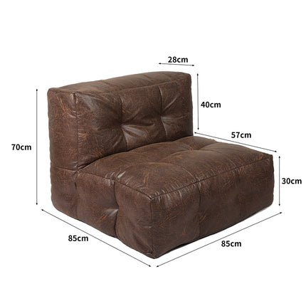 Marlow Bean Bag Cover Chair Modular-1975420519180275714