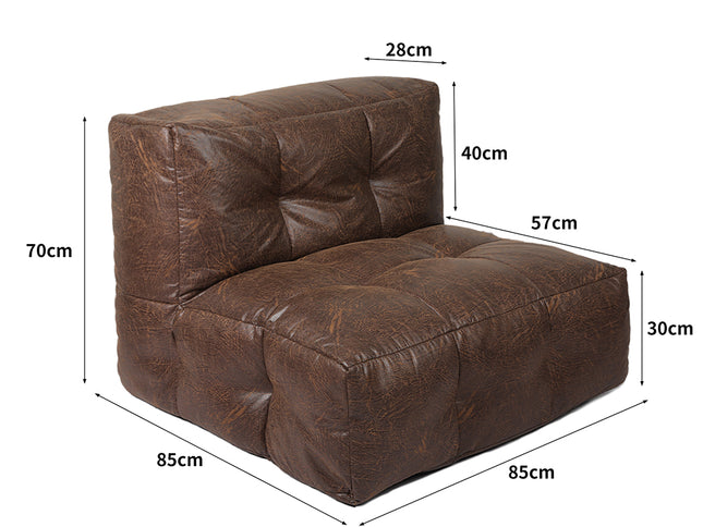 Marlow Bean Bag Cover Chair Modular-1975420519180275714