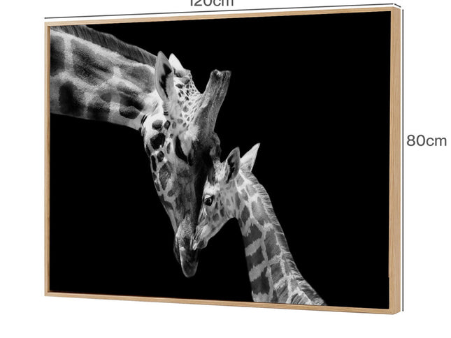 Yezi  Animal Wall Art Canvas Modern Abstract 80×120cm Framed Artwork Home Decor-2050059007607050242