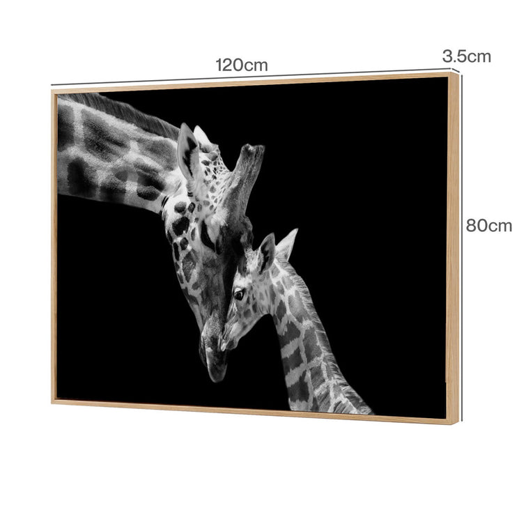 Yezi  Animal Wall Art Canvas Modern Abstract 80×120cm Framed Artwork Home Decor-2050059007607050242