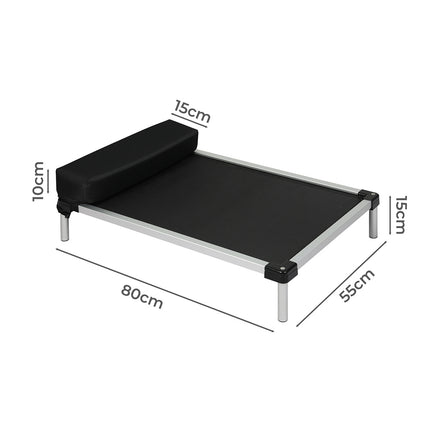 PaWz Pet Trampoline Aluminium Frame L Black Large-1975420397562236930
