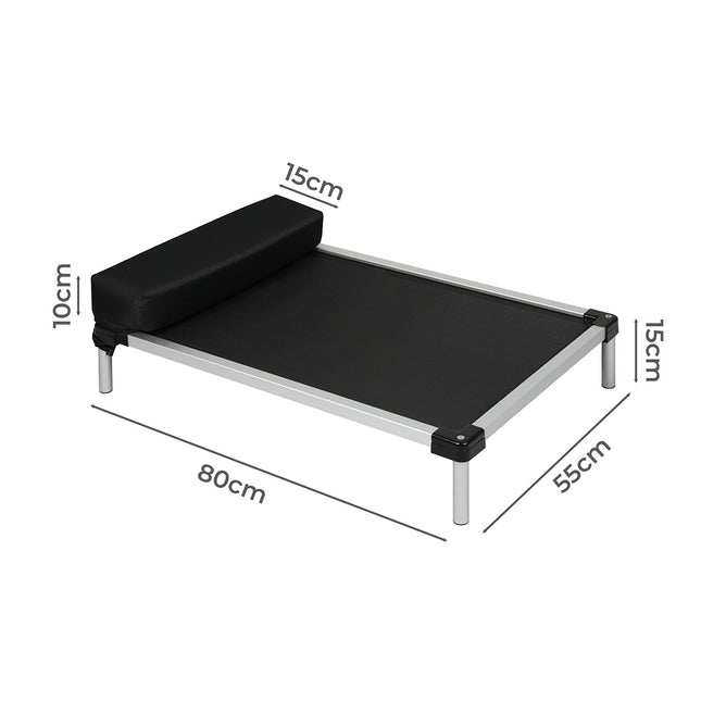 PaWz Pet Trampoline Aluminium Frame L Black Large-1975420397562236930