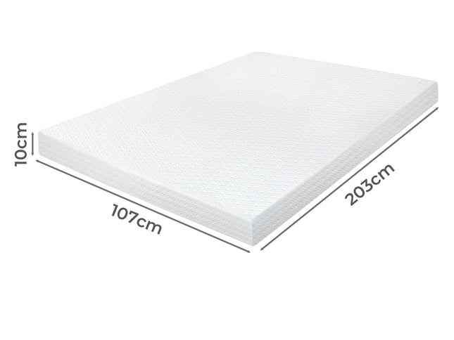 Dreamz Dual-Layer Memory Foam Mattress Topper 10cm-2017004948813910018