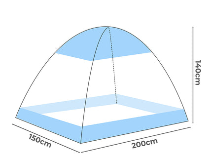 Dreamz Mosquito Bed Nets Foldable Canopy Queen-1864184402624516098