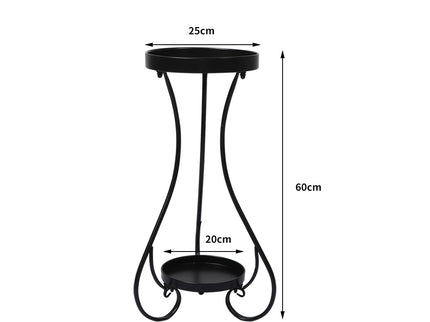 Levede Plant Stand 2 Tiers Outdoor Indoor Medium-1864184720317878274