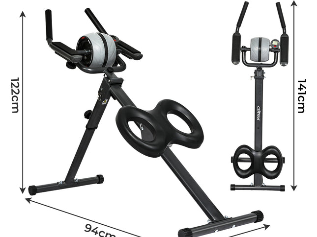 Centra Folding Ab Machine Roller Wheel Workout Mat-1975420341954154498