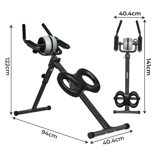 Centra Folding Ab Machine Roller Wheel Workout Mat-1975420341954154498
