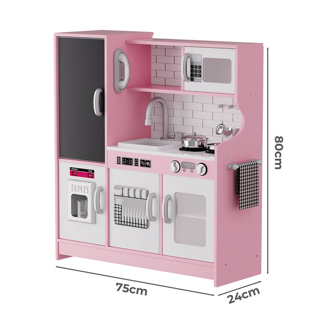 Bopeep Kids Kitchen Set Wooden Pretend Play Cooking Toy-1973193533477228546