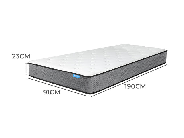 Dreamz Spring Mattress Pocket Bed Top Single-1973193972696354818