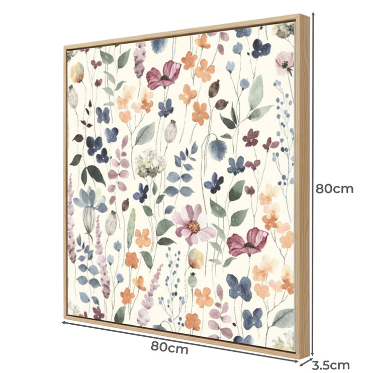 Yezi Floral Canvas Wall Art Print Modern Clarity Fadeless Bedroom Home Decor-2050056773037068290