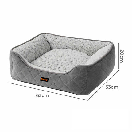 Pawz Pet Dog Calming Bed Fluffy Washable Cushion M-2006733392246345730