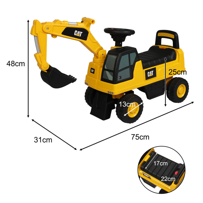 Kids ride on excavator-1954802416717271042