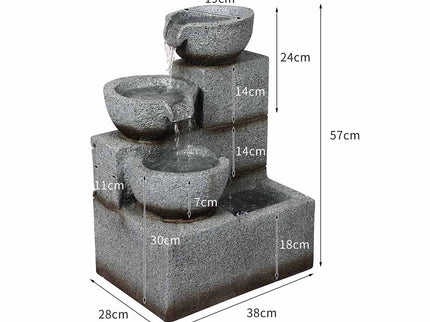 Lambu Solar Fountain Water Bird Bath-1864184725506232322