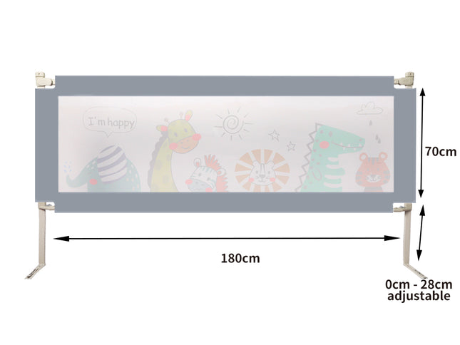 Bopeep Kids Baby Safety Bed Rail Guard Medium-1973193915649626114