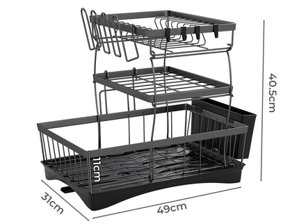 Toque Dish Drying Rack Plate Drainer Cup Holder-1954802487785558018