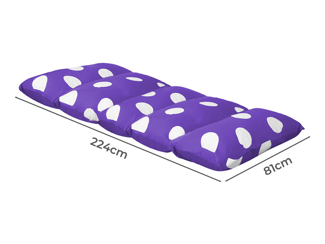 Dreamz Foldable Mattress Kids Pillow Purple Large-1975420443598917634