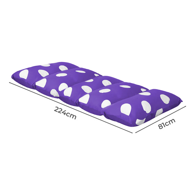Dreamz Foldable Mattress Kids Pillow Purple Large-1975420443598917634