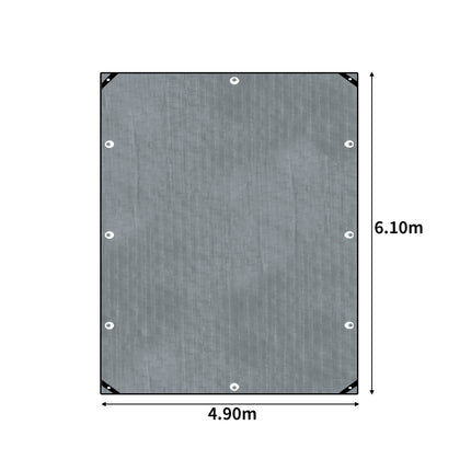 Manan Tarp Tarpaulin 200GSM Camping 4.9mx6.1m-1973193782581137410