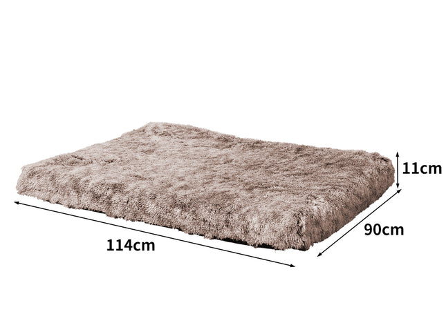 PaWz Dog Mat Pet Calming Bed Memory L Coffee Large-1973193658912083970