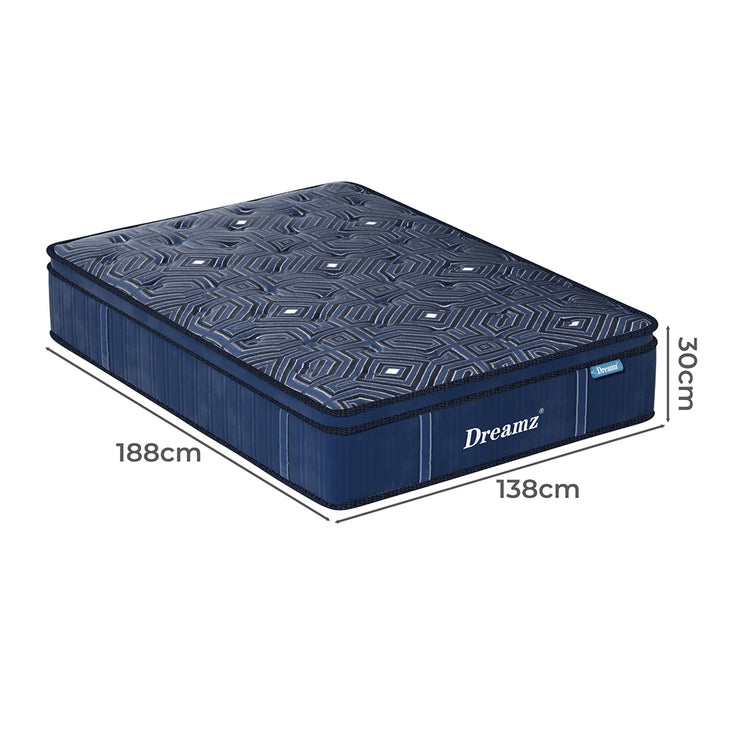 DreamZ Spring Mattress Euro Top All Sizes 30CM-1973193428913229826