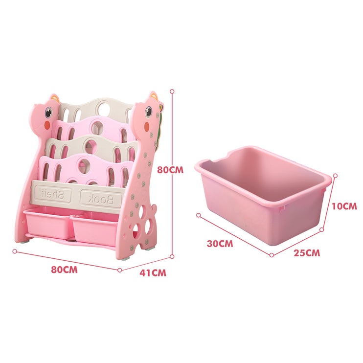 BoPeep Kids Bookshelf Bookcase Magazine Pink-1973194042183389186