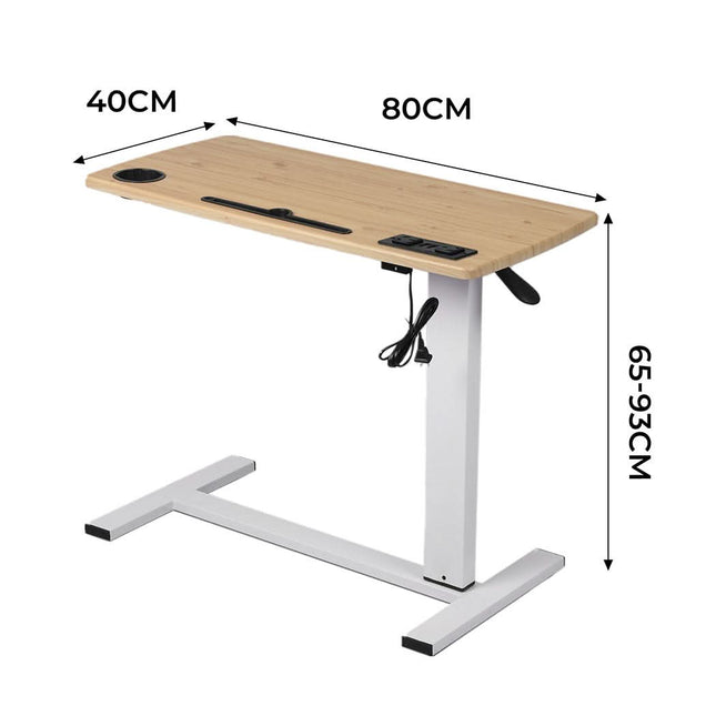 Levede Standing Desk Height Adjustable Oak-1954802680648044546