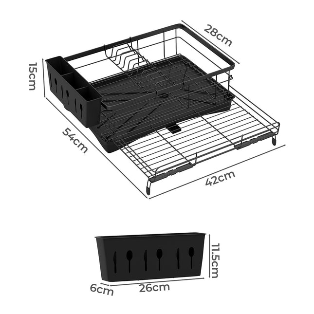 Toque Expandable Drain Drying Rack Dish Bowl Holder-1954802487970107394