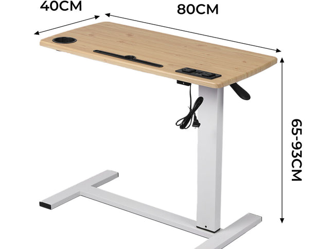 Levede Standing Desk Height Adjustable Oak-1973193834926051330