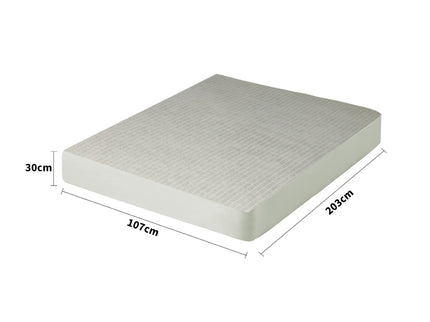 Dreamz KS Mattress Protector Pillowcases King Single Grey-1864184409608032258