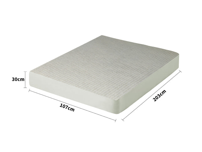 Dreamz KS Mattress Protector Pillowcases King Single Grey-1864184409608032258