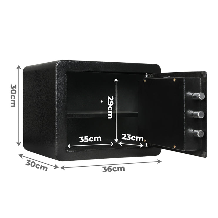 23.3L Digital Security Safe Box Fingerprint Key Lock-1975420337814376450