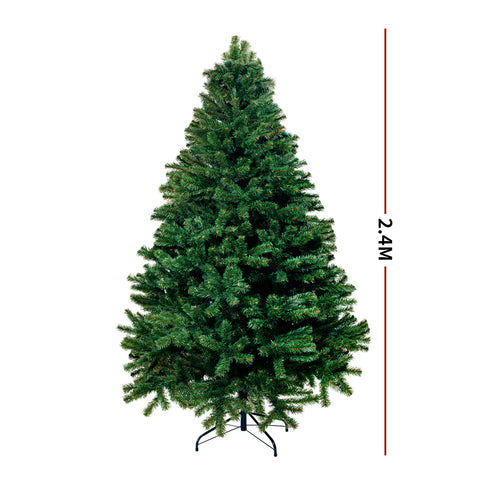 SANTACO Christmas Tree 2.4M 8Ft Xmas 2.4 Meter-1864184746788130818