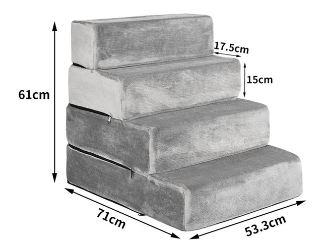 PaWz Pet Stair 4 Step Ramp Portable XX-Large-1975420445155004418