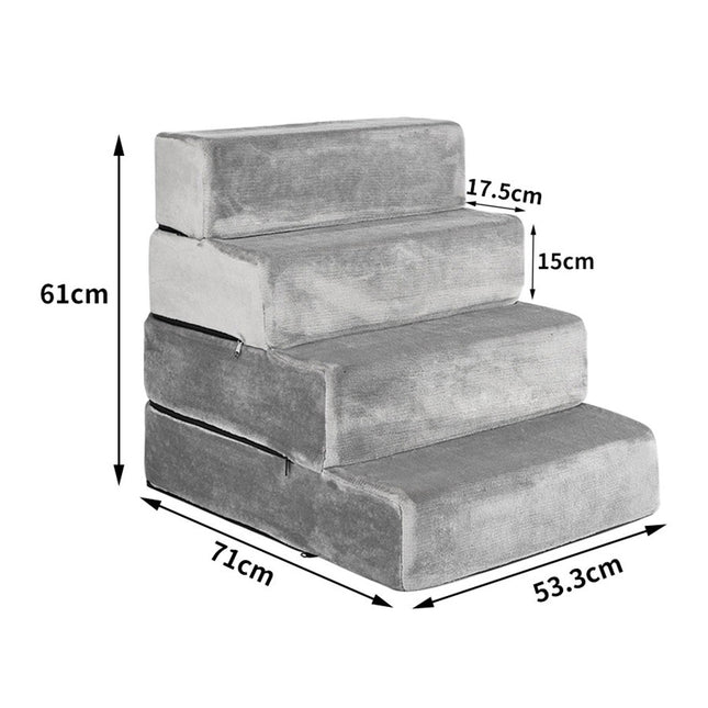 PaWz Pet Stair 4 Step Ramp Portable XX-Large-1975420445155004418