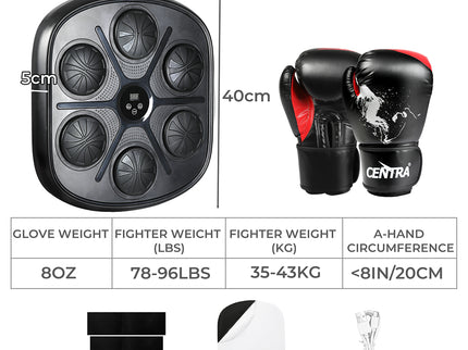 Centra Punching Box With 8 OZ Boxing Glove-1954802365165080578