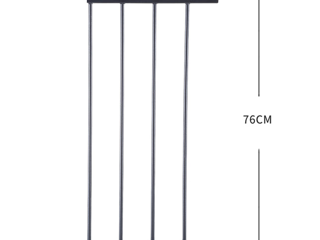 Levede Baby Safety Gate Adjustable Pet Black 30cm Extension-1942353291824467970