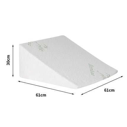 DreamZ Bedding Wedge Pillow Memory Foam White 30-1973193852407910402