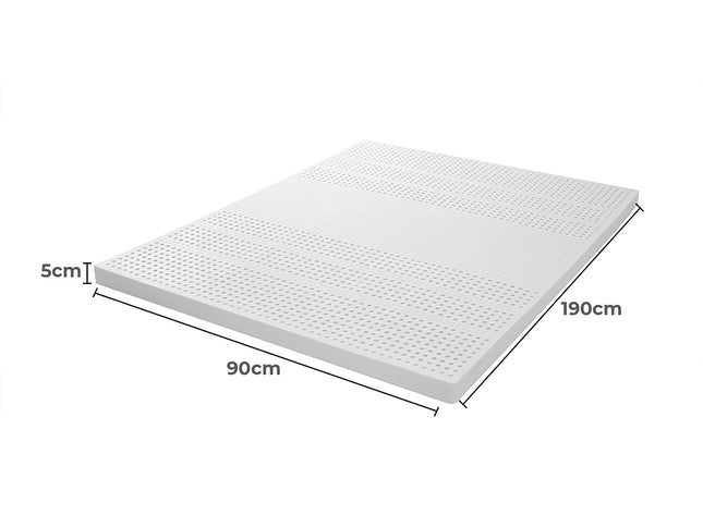 Dreamz Latex Mattress Topper Single-1864184430667632642