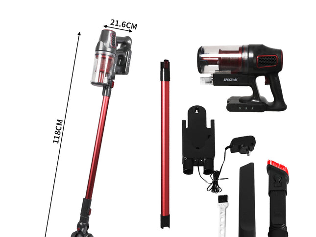Spector Handheld Vacuum Cleaner Cordless Red-1910112511475191810