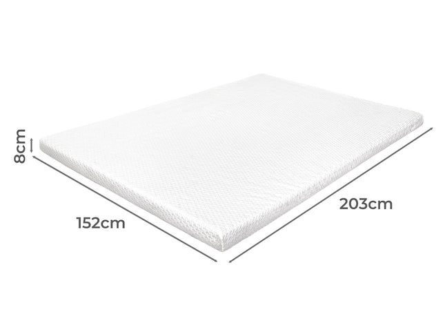 Dreamz Gel Memory Foam Mattress Topper Bed Cool Queen-2006733390790922242