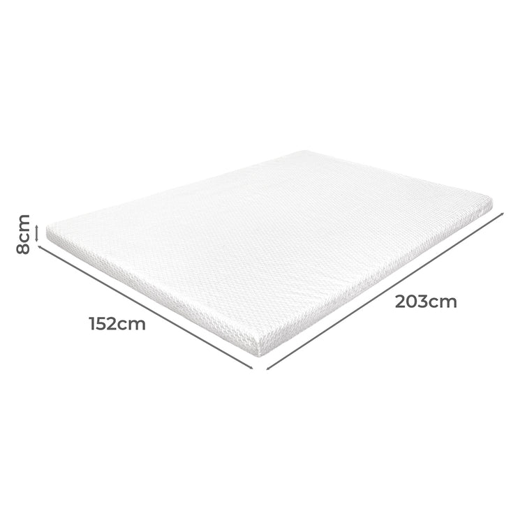 Dreamz Gel Memory Foam Mattress Topper Bed Cool Queen-2006733390790922242