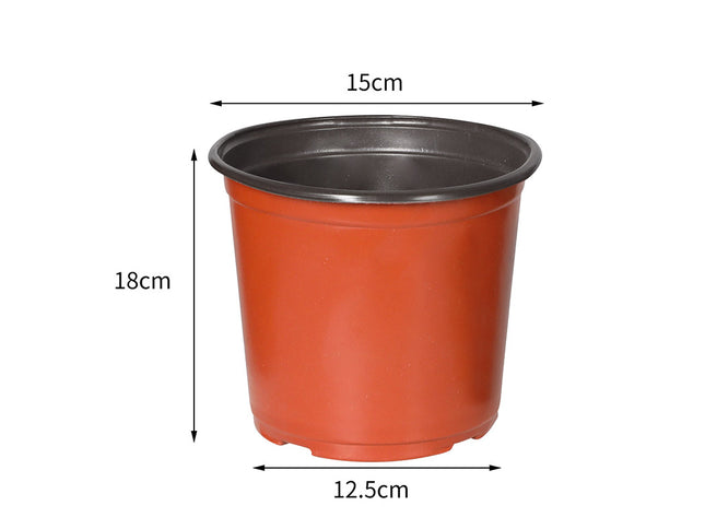 Lambu 100x Plastic Plant Pots Bulk Flowers X-Large-1864184728219947010