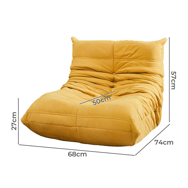 Levede Kids Floor Chair Foam Sofa Replica Single Lazy Recliner Children Couch-1973193804873863170