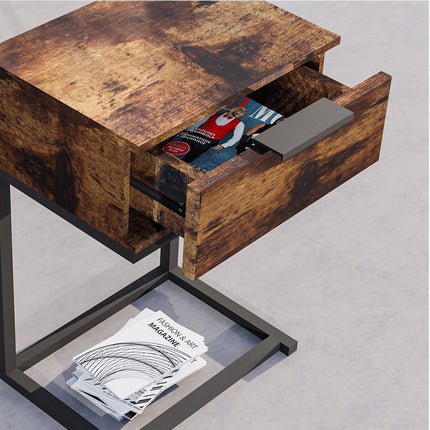 Levede Bedside Tables Side End Table-1864184439333064707