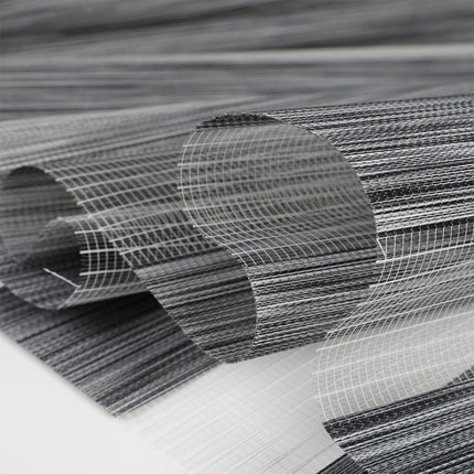 Marlow Blackout Zebra Roller Blind Curtains 90x210 Grey-1973194066216751107